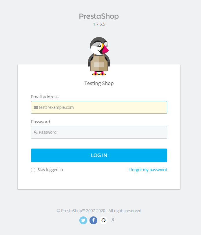 Login to dashboard